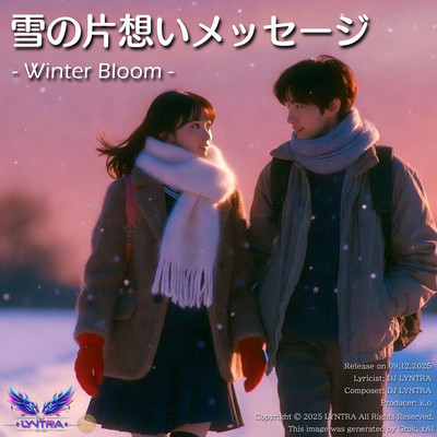 Snowy Love Message - Winter Bloom Front Cover