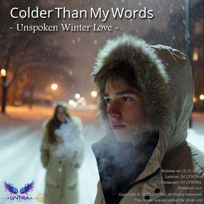Colder Than My Words- Unspoken Winter Love Front Cover