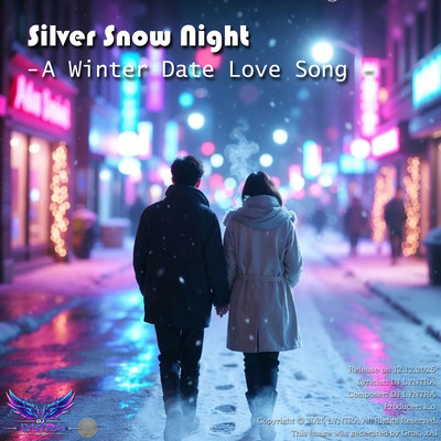 Silver Snow Night- A Winter Date Love Song Front Cover