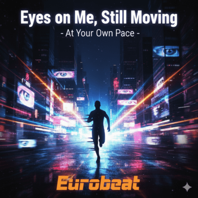 Eyes on Me, Still Moving - At Your Own Pace - Eurobeat Front Cover