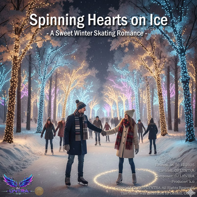 Spinning Hearts on Ice- A Sweet Winter Skating Romance Front Cover
