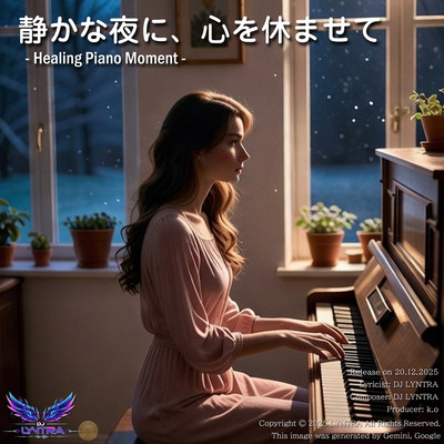 静かな夜に、心を休ませて- Healing Piano Moment -のジャケット写真