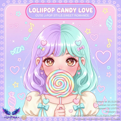 Lollipop Candy Love- Cute J -Pop Style Sweet Romance - Front Cover