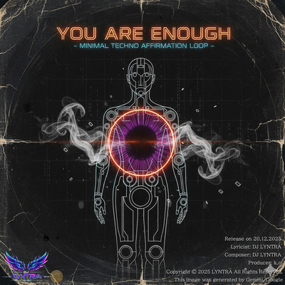 You Are Enough - Minimal Techno Affirmation Loop - Front Cover