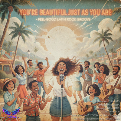 You're Beautiful Just As You Are- Feel-Good Latin Rock Groove Front Cover