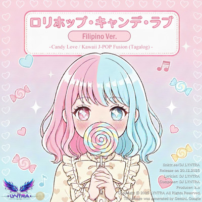 Koi no Lollipop Candy (Filipino Ver.) Kawaii J-POP Fusion (Tagalog) Front Cover