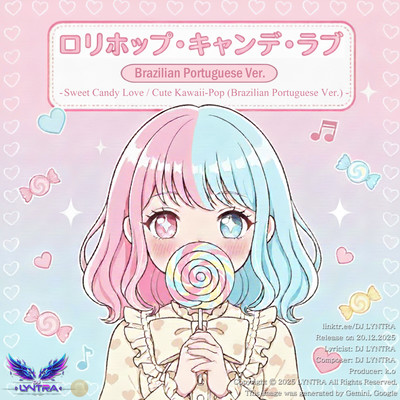 Lollipop do Amor Sweet Candy Love Cute Kawaii-Pop (Brazilian Portuguese Ver.) Front Cover