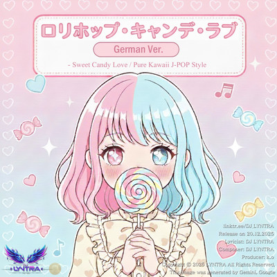 Liebes-Lollipop Sweet Candy Love Pure Kawaii J-POP Style (German Ver.) Front Cover