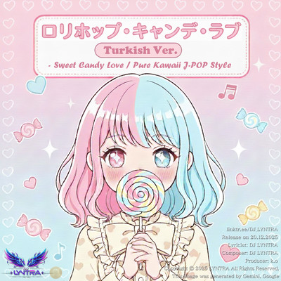 Aşk Lolipopu Subtitle: Sweet Candy Love / Pure Kawaii J-POP Style (Turkish Ver.)のジャケット写真