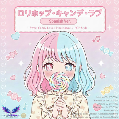 Caramelo de Amor Sweet Candy Love / Pure Kawaii J-POP Style (Spanish Ver.) Front Cover