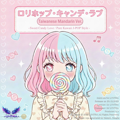 Lian-Ai Lollipop Candy Sweet Candy Love / Pure Kawaii J-POP Style (Taiwanese Mandarin Ver.) Front Cover