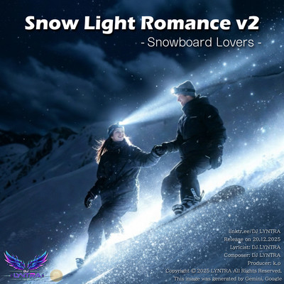 Snow Light Romance v2 - Snowboard Lovers - Front Cover