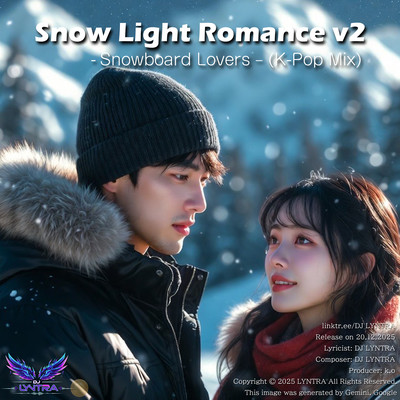 Snow Light Romance v2 - Snowboard Lovers - (K-Pop Mix) Front Cover