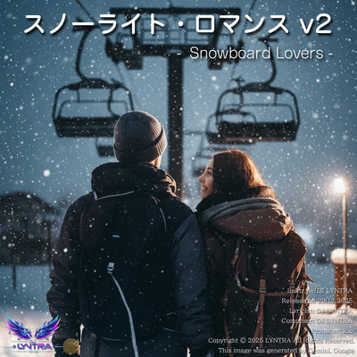 Snowlight Romance v2 - Snowboard Lovers - Front Cover