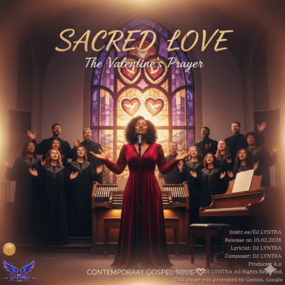 Sacred Love - The Valentine's Prayer (Contemporary Gospel Soul) Front Cover