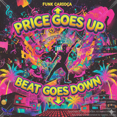 Price Goes Up, Beat Goes Down - Feel the Energy of the Ultimate Dance Beat - (English Ver.) Front Cover