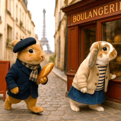 A Bunny in Paris Front Cover