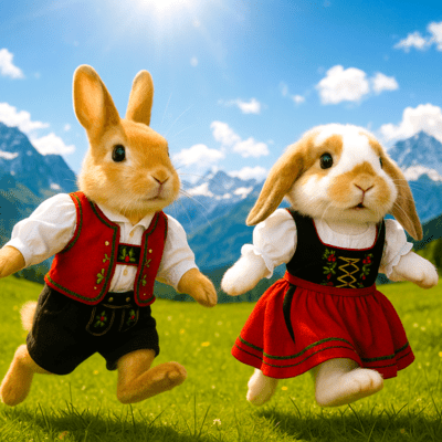 Fluffy Bunny Yodel Front Cover