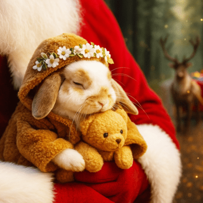 Christmas in Santa's Arms Front Cover