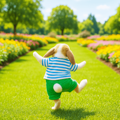 Hopping into Happiness Front Cover