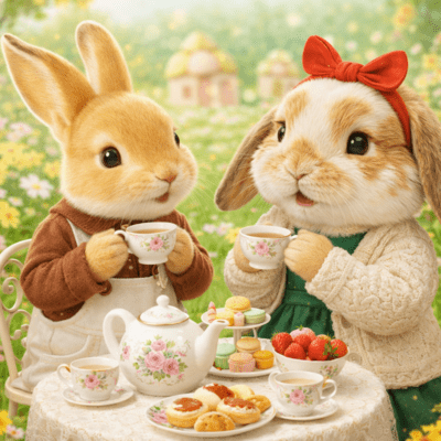 Blooming Tea Time Front Cover