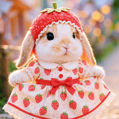 Strawberry Hat Front Cover