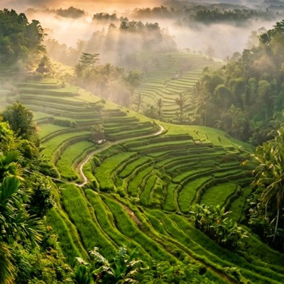 Gamelan over the Rice Terracesのジャケット写真