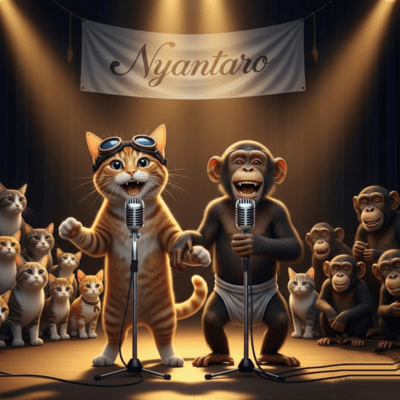 Nyantaro & Chimpantaro Front Cover