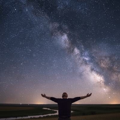 In the endless galaxy Front Cover