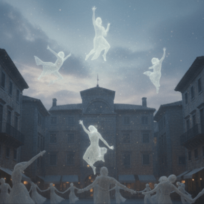 The Dancing Ghosts Front Cover