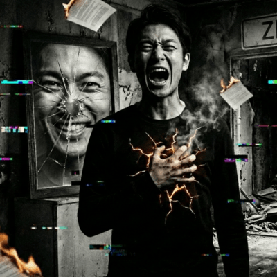 崩れた声で生きているのジャケット写真