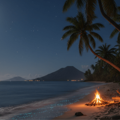 Noche en la Isla Sur Front Cover