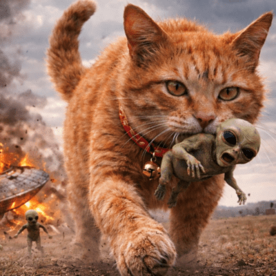 Meow Meow Cat Hunter Front Cover