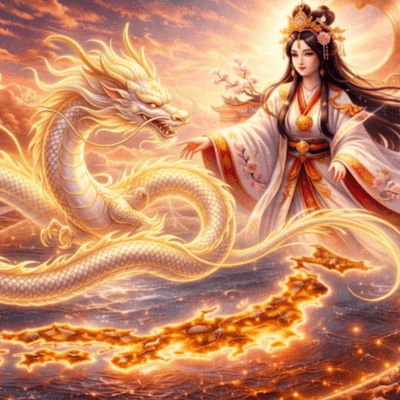 Amaterasu's Guardian Dragon Front Cover