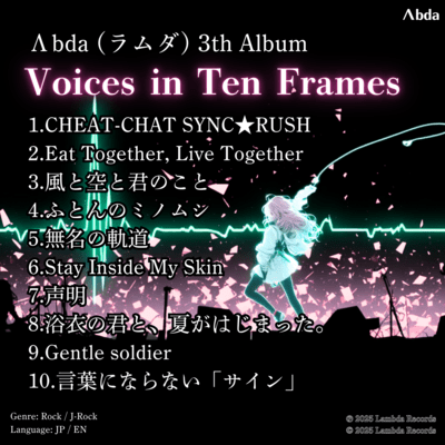 Voices in Ten Frames Front Cover
