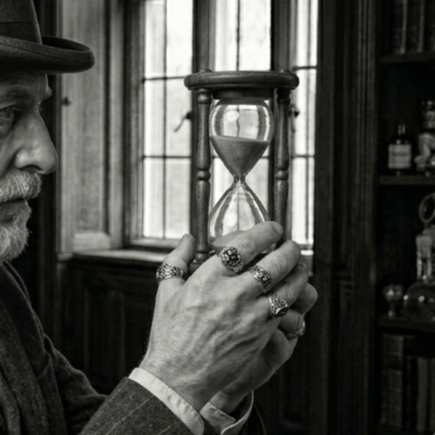 An hourglass Front Cover