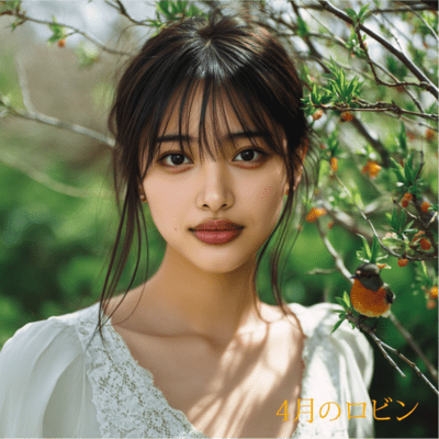 Robin in April Front Cover