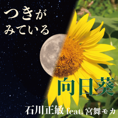 The moon is watching / Sunflower Front Cover