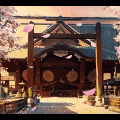 九段ノ社に桜舞う (feat. 本宮 陽)のジャケット写真