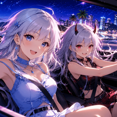Neon Summer Drive Front Cover