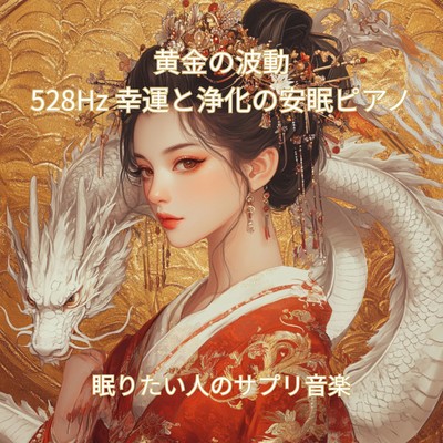 Golden Resonance 528Hz Sleep Piano for Fortune & Purification Front Cover