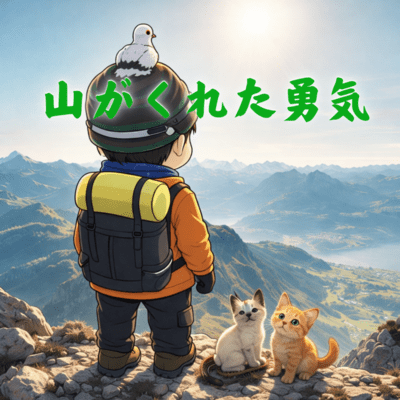 The Mountain Gave Me Courage Front Cover