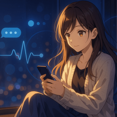 Night loop heart Front Cover