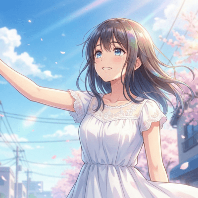 Atarashi asa Front Cover