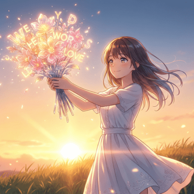 Koto no ha no hanataba Front Cover
