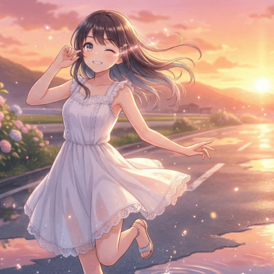 Angel Wink Front Cover