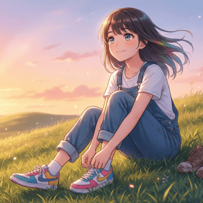 Muki fumuki yori, maemuki ni Front Cover