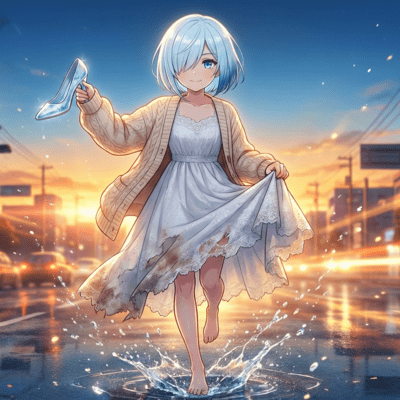 Glass no kutsu wo nugisute te hashire Front Cover