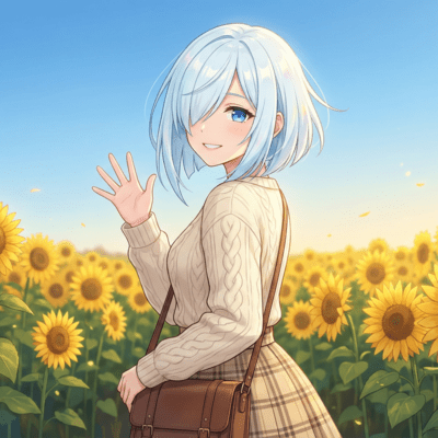 Kokoro ni saku himawari Front Cover