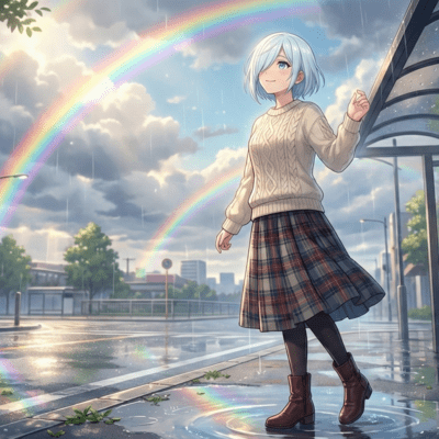 Usotsuki na ame to niji no arch Front Cover